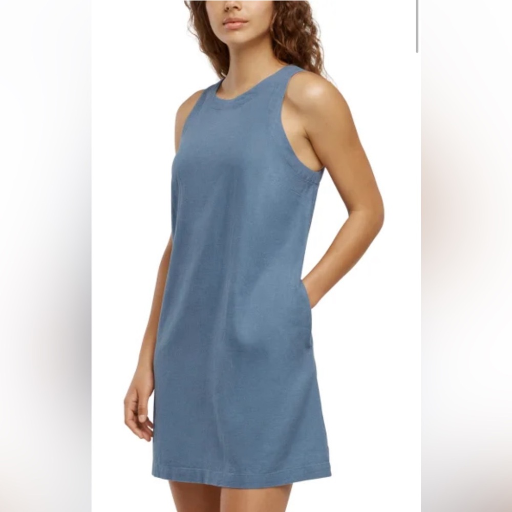 Banana Republic Blue Sleeveless Dress